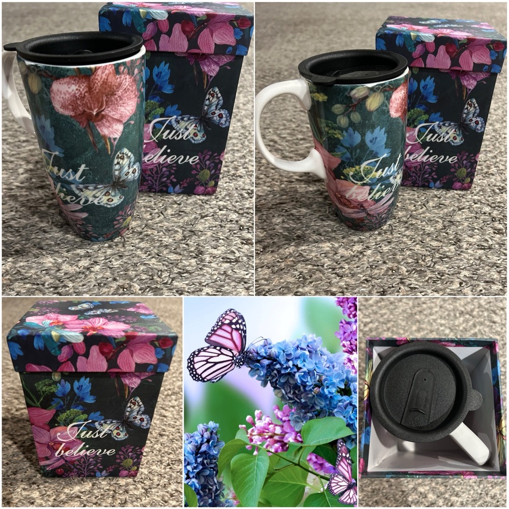 Ceramic🪻Travel 🦋 Mug